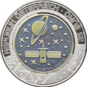 Rakúsko, 25 euro 2015, Kozmológia, UNC