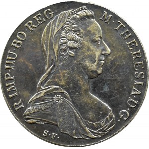 Austria, Maria Teresa, talar 1780, Wiedeń, nowe bicie