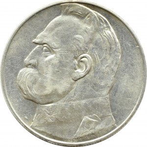 II RP, Józef Piłsudski, 10 złotych 1935, Warszawa