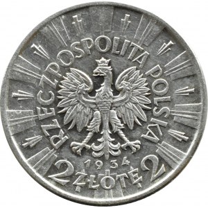 II RP, J. Pilsudski, 2 zloty 1934, Warsaw