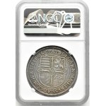 Austria, arcyksiążę Maksymilian III Habsburg, talar 1618, Hall, NGC AU55