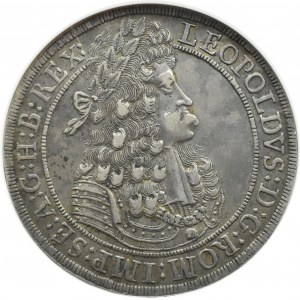 Austria, Leopold I Habsburg, talar 1696(5), Hall, NGC AU53