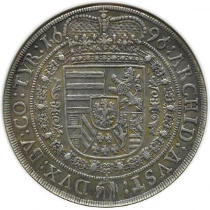 Austria, Leopold I Habsburg, talar 1696(5), Hall, NGC AU53