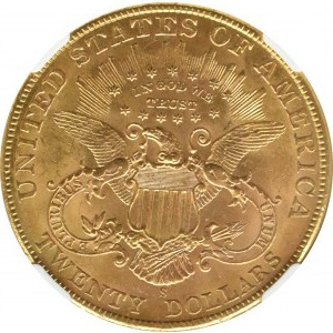 USA, Liberty Head, $20 1904 S, San Francisco, NGC MS63