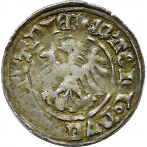 Alexander Jagiellon, Lithuanian half-penny without date, Gothic, Vilnius