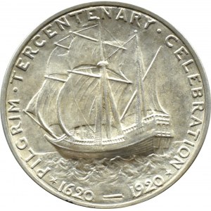 USA, Pilgrim, 1/2 dolara (50 centów) 1920, Filadelfia