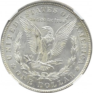 USA, Morgan, dolar 1921, Filadelfia, MCCLAREN COLECTION, NGC MS63