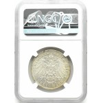 Niemcy, Schaumburg-Lippe, Georg, 3 marki 1911, Berlin, NGC MS61