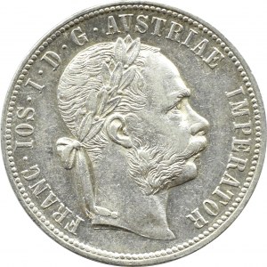 Austria-Hungary, Franz Joseph I, 1 florin 1880 A, Vienna