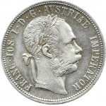 Austria-Hungary, Franz Joseph I, 1 florin 1884, Vienna