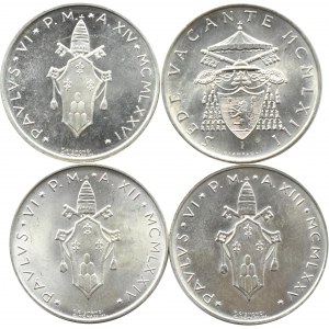 Watykan, lot Sede Vacante 1963/Paweł VI, 500 lirów 1966 R, Rzym