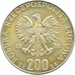 People's Republic of Poland, 200 gold 1976, XXI Olympics, destruct - LOW WEIGHT