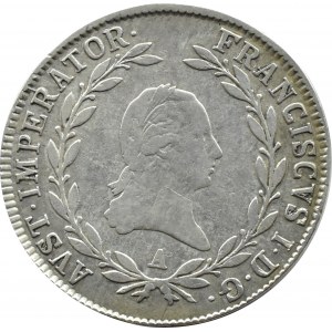 Austria, Franz II Habsburg, 20 krajcars 1809 A, Vienna