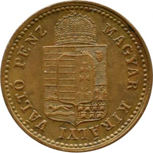 Węgry, Franciszek Józef I, 1 kreuzer (krajcar) 1885 KB, Kremnica
