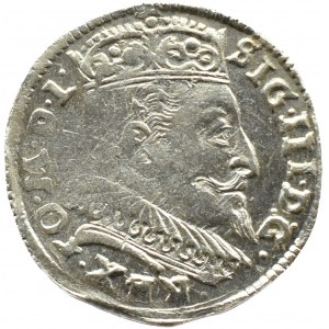 Zygmunt III Waza, trojak 1595, Wilno, CHALECKI