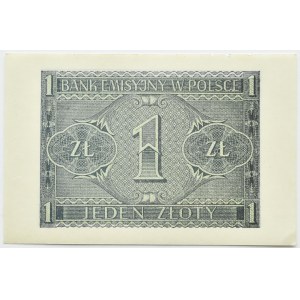 General Government, 1 zloty 1941, BE series, Cracow