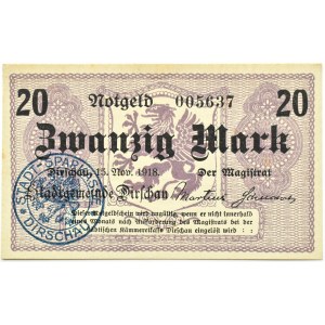 Dirschau/Tczew, 20 marek 1918, UNC