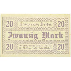 Dirschau/Tczew, 20 marek 1918, UNC