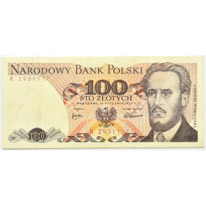 People's Republic of Poland, L. Waryński, 100 gold 1975, series R, Warsaw, PMG 35