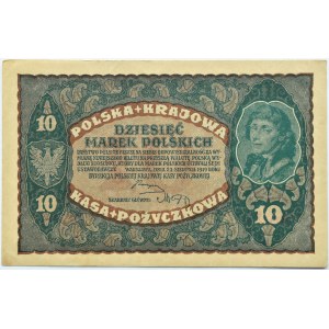 II RP, 10 značek 1919, II série DU, Varšava