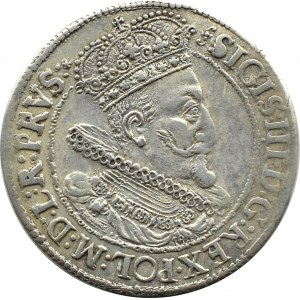 Sigismund III Vasa, ort 1616 PRVS:, Gdansk, bust with wide orifice