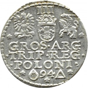 Žigmund III Vasa, trojak 1594, Malbork