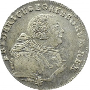 Niemcy, Prusy, Fryderyk II Wielki, szóstak, 1756 E, Königsberg (Królewiec)