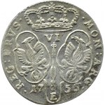 Niemcy, Prusy, Fryderyk II Wielki, szóstak, 1756 E, Königsberg (Królewiec)