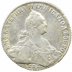 Rosja, Katarzyna II, rubel 1774 СПБ ТИ ФЛ, Petersburg