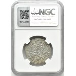 Sigismund III Vasa, ort 1615, Gdansk, type II - wide orifice, NGC AU Det.