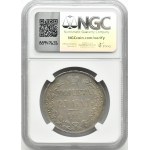 Russie, Nicolas Ier, rouble 1837 СПБ НГ, Saint-Pétersbourg, millésime plus rare, NGC UNC Det.