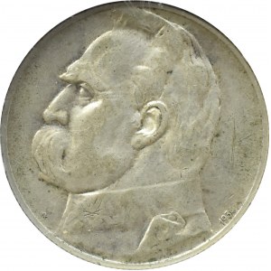 II RP, Jozef Pilsudski, 5 zloty 1934 rifleman, Warsaw, GCN XF40