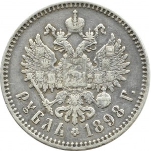 Russia, Nicholas II, ruble 1898 *, Paris