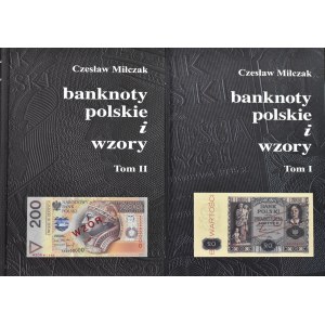 Cz. Miłczak, Polish banknotes and patterns, set of 2 volumes, Warsaw 2012