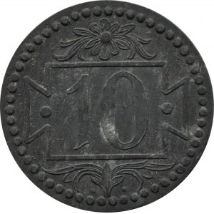 Free City of Danzig, 10 fenig 1920, Danzig, variety 55.1/5 rarity C4