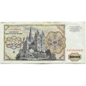 Niemcy, RFN, 1000 marek 1977, seria Z….B, Frankfurt n/M