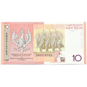 III RP, Józef Piłsudski, 10 złotych 2008, Warszawa, UNC