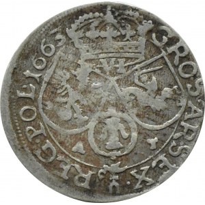 Jan II Kazimierz, szóstak 1663 AT, Kraków, NIENOTOWANY