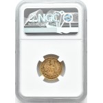 II RP, Bolesław Chrobry, 10 złotych 1925, Warszawa, NGC MS65 - czerwone
