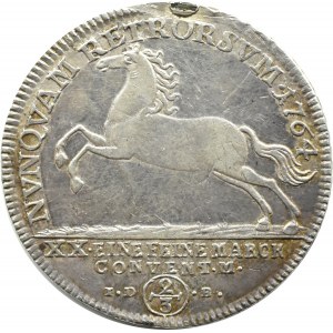 Niemcy, Braunschweig-Lüneburg, Karol I, 2/3 talara (gulden) 1764 I.D.B.