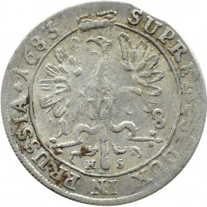 Niemcy, Prusy, Fryderyk Wilhelm I, ort 1683 HS, Królewiec (Königsberg)