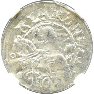 Aleksander I Jagiellończyk, półgrosz litewski, Wilno, NGC AU53