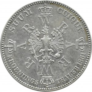 Niemcy, Prusy, Wilhelm i Augusta, talar koronacyjny 1861 A, Berlin