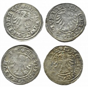 Aleksander I Jagiellończyk, lot czterech półgroszy bez daty, Wilno (5)