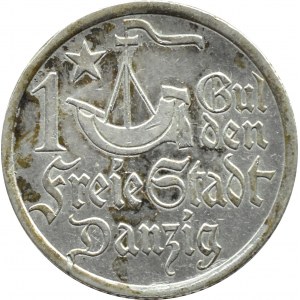Wolne Miasto Gdańsk, Koga, 1 gulden 1923, Utrecht