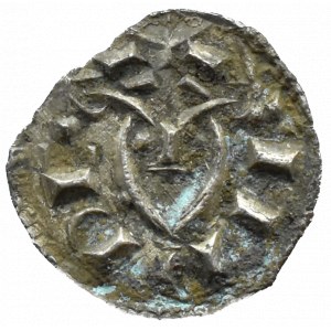 Węgry, Bela II Ślepy (1131-1141), Denar - głowa na wprost