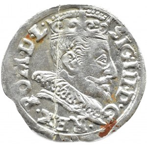 Zygmunt III Waza, trojak 1593, Wilno, CHALECKI