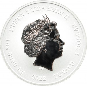 Tuvalu, 1 dolar 2022 P, Hera, Perth, UNC