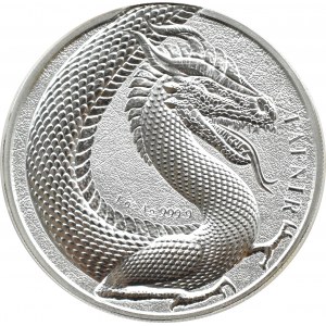 Germania, 5 marek 2020, Fafnir, uncja srebra, UNC