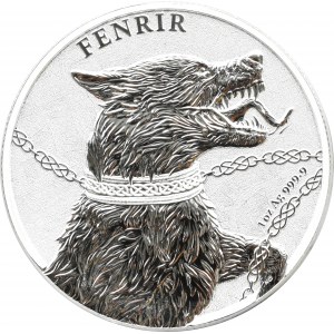 Germania, 5 marek 2022, Fernir, uncja srebra, UNC